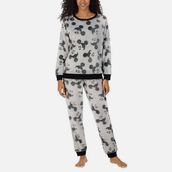 DISNEY Mickey Mouse Fleece Joggers Women’s Size Medium Pajama Bottoms - Picture 15 of 15